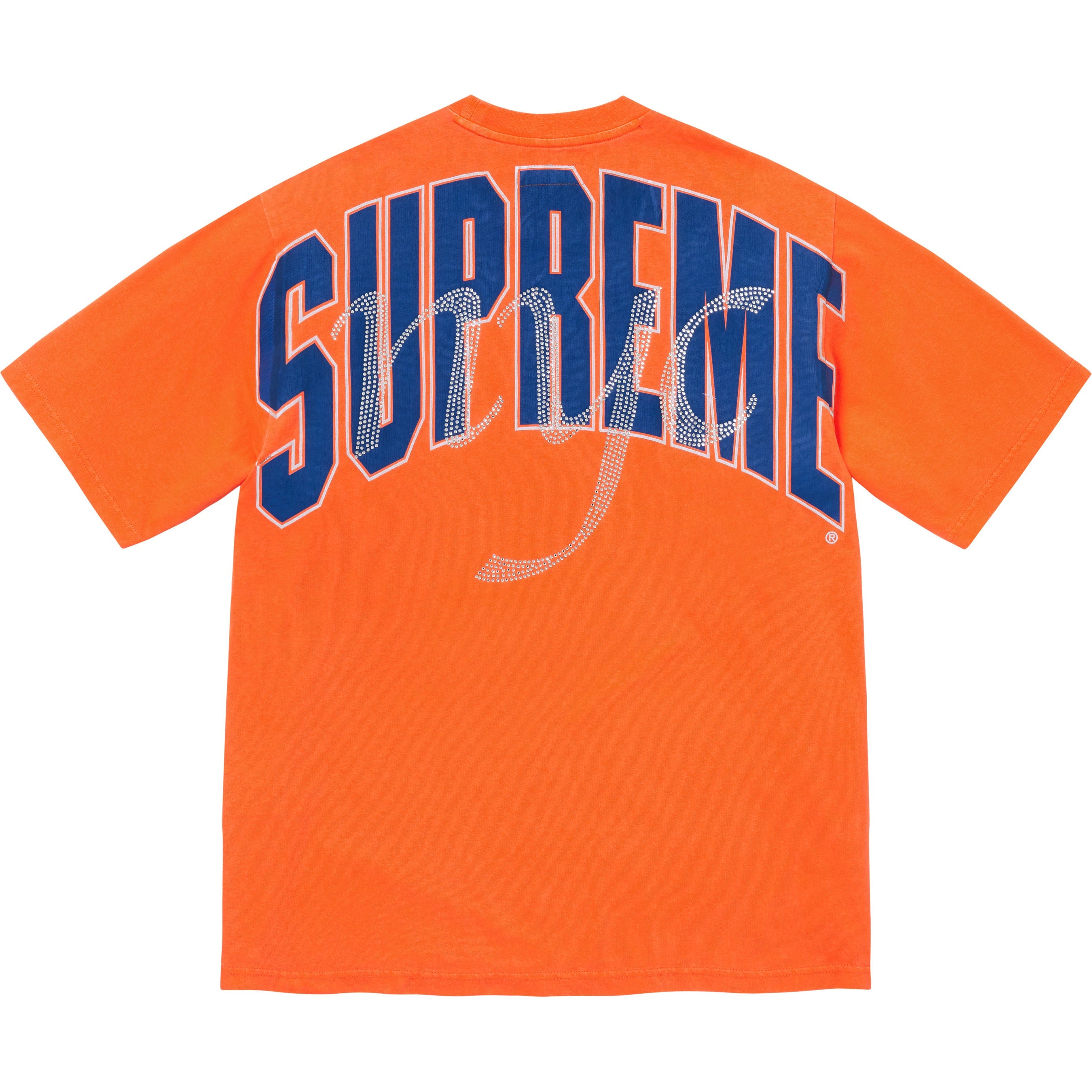 Rhinestone Script S/S Top view 13